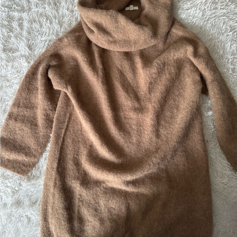 Banana Republic Cowl Neck Sweater in Warm Brown